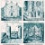 Not Yet Made - Made To Order Sample - Schumacher x Johnson Hartig Architecturra Wallpaper in Teal For Sale - Image 5 of 5