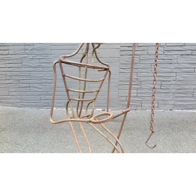 1990s "Fisherman" Metal Sculpture by A.R. Gately For Sale - Image 11 of 13