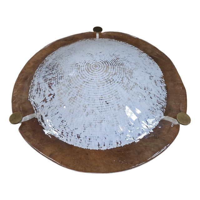 Large Vintage Ceiling Light by J. T. Kalmar for Kalmar Franken KG, 1970s For Sale