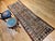 Persian Antique 19th C. Persian Kurdish Tribal Runner Rug, Hand-Knotted Wool, Geometric Pattern, 3x10, Camelhair & Ivory For Sale - Image 3 of 15