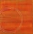 Rebecca Koury "Evolution of a Circle #2" Burnt Orange Circle Contemporary Abstract, Acrylic on Canvas/Panel, Carmel California Art For Sale