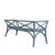 Not Yet Made - Made To Order Charlotte Bench - Regatta Blue For Sale - Image 5 of 7