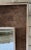Postmodern Vintage LaBarge Brass & Chocolate Suede Mirror - Hollywood Regency "Jewel Box" Style For Sale - Image 3 of 12
