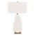 Palm Leaf White Table Lamp For Sale In Chicago - Image 6 of 8