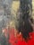 Abstract Dark Abstract Oil on Canvas Painting Norma Smith For Sale - Image 3 of 10