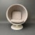Asko Ball Chair in White and Grey by Eero Aarnio for Asko, Finland, 1960s For Sale - Image 4 of 18