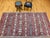 Antique Turkmen Yomut Soumak Kilim, Handwoven Wool, Geometric Pattern, Rust & Blue, 5’ X 10’ For Sale - Image 4 of 13