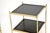 Vintage Brass and Leather Side Tables, 1960s, Set of 2 For Sale - Image 6 of 10