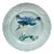 French Majolica Bird Plate Keller & Guerin Saint Clement Circa 1900 For Sale