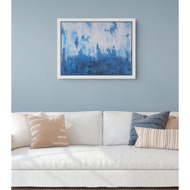 Blue Jazz Original Abstract Painting For Sale - Image 9 of 9