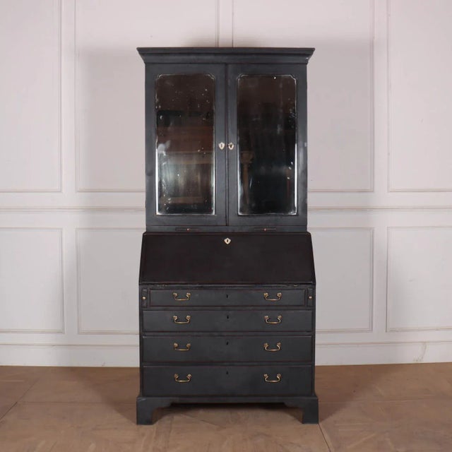 18th Century English Bureau Bookcase For Sale - Image 11 of 11