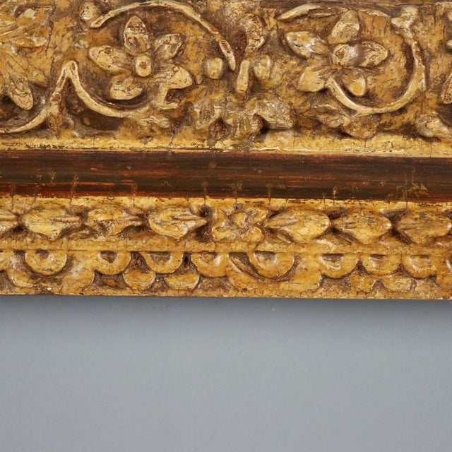 Wood 18th Century Carved Wooden Frame For Sale - Image 7 of 13