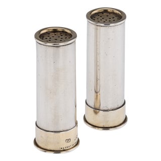 Antique Victorian Salt and Pepper Shotgun Cartridges, 1883, Set of 2 For Sale