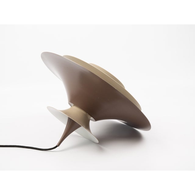 Metal Vintage Aluminum Radius Pendant Lamp by Erik Balslev for Fog and Mørup, 1977 For Sale - Image 7 of 13