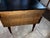 22” x 17” x 22” tall - mid century modern nightstand or end table , painted black with original hardware, great in living...
