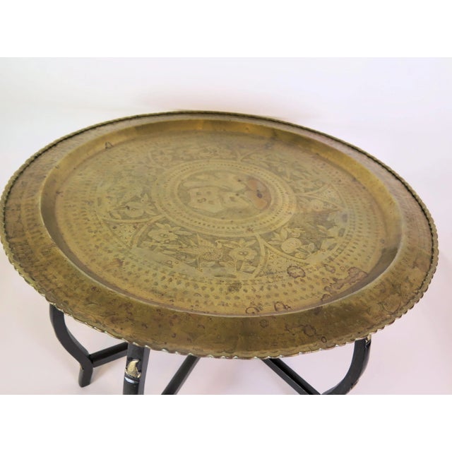 1940s Art Deco Six Leg Moroccan Acacia Wood Coffee Table For Sale - Image 4 of 4