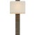 Fumar 23" Tail Sconce in Ridged Graphite with BouclÃ© Shade Designer: Anne-Marie Barton Finish: Ridged Graphite Height:...