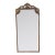1930’s Wood & Gesso Etched Mirror - Leaf and Medallion Motif For Sale