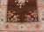 Mid 20th Century Vintage Latch Hook Design Turkish Oushak Rug in Chocolate Brown, Taupe, Gray and Burnt Orange For Sale - Image 5 of 13