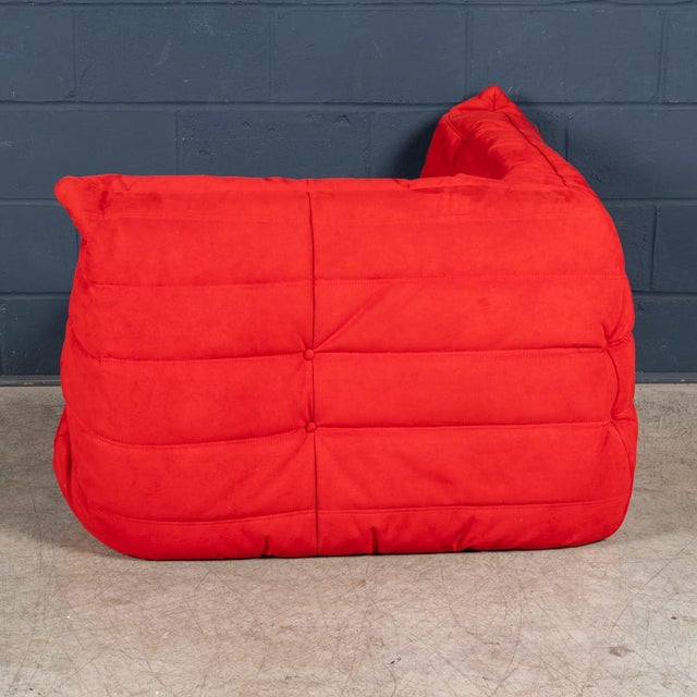 1970s Red Togo Corner Sofa by Michel Ducaroy for Ligne Roset, France, 1973 For Sale - Image 5 of 18