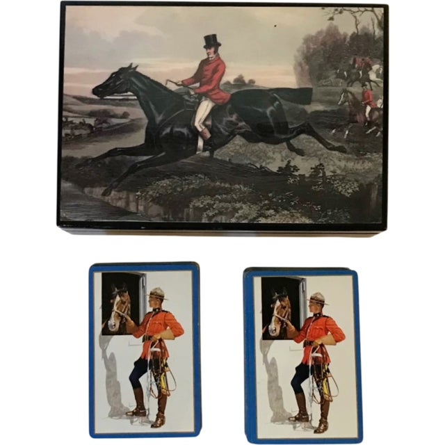 Vintage Equestrian Congress Double Deck Playing Cards For Sale - Image 10 of 10