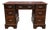 1950s Brown-Saltman “Montecito” Solid-Wood Double-Pedestal Desk — Labeled, Los Angeles For Sale