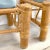 Pair Vintage Boho Modern Bamboo Side Chairs For Sale - Image 9 of 12
