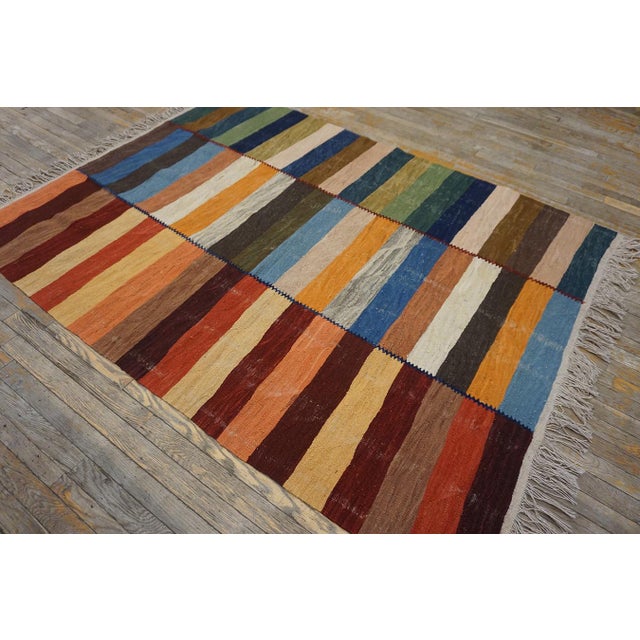 Contemporary Persian Flat-Weave For Sale - Image 4 of 15