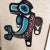 Explore the rich heritage of Native Canadian art with this 20th-century screenprint titled "Killer Whale." This unsigned...