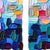 Breathtaking - Large Original Abstract Textural Impasto Triptych Painting by Shiri Phillips For Sale In Los Angeles - Image 6 of 10