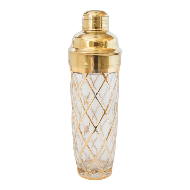 Joseph Altuzarra 18k Gold Lattice Cocktail Shaker Chairish