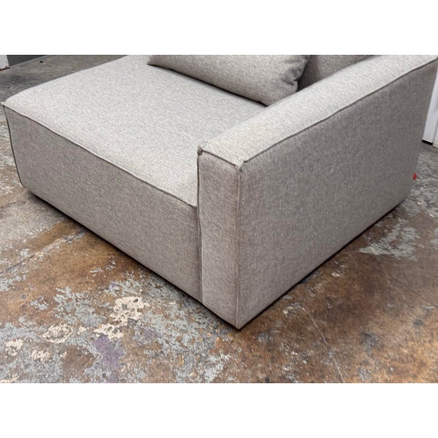Gus Modern Mix Right Arm Chair For Sale - Image 10 of 12