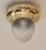 Art Nouveau Ceiling Lamp in Brass and Glass, 1890s For Sale - Image 4 of 10