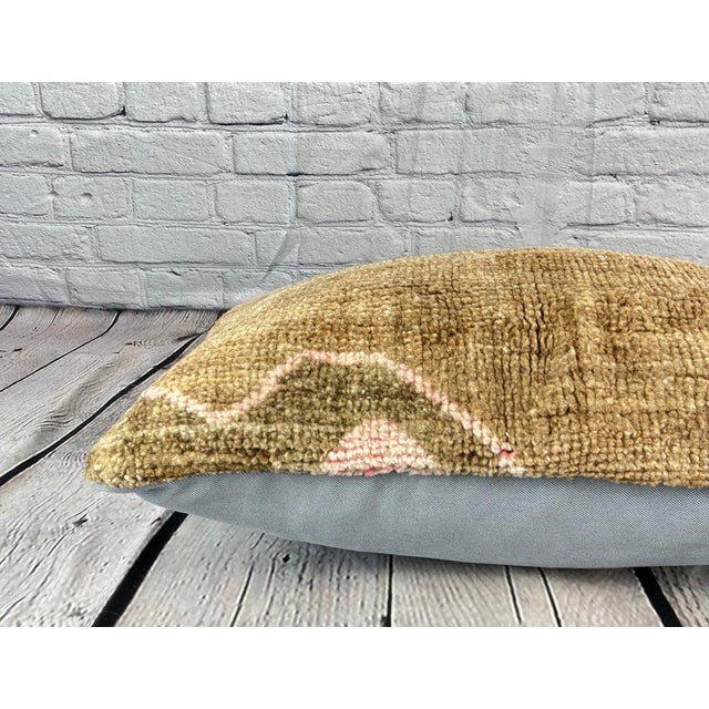 16 x 24 Rug Pillow Golden Haven Turkish Pillow Cushion Cover For Sale - Image 4 of 4