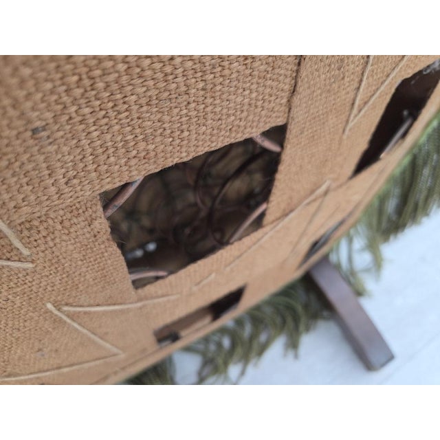 Danish Armchair in Green Furniture Velour, 1960s For Sale - Image 17 of 18