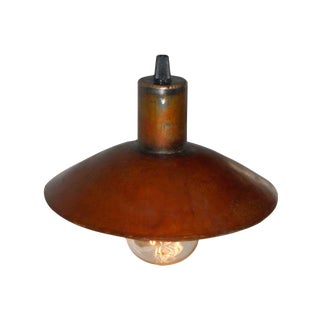 Small Hubcap Pendant Light For Sale
