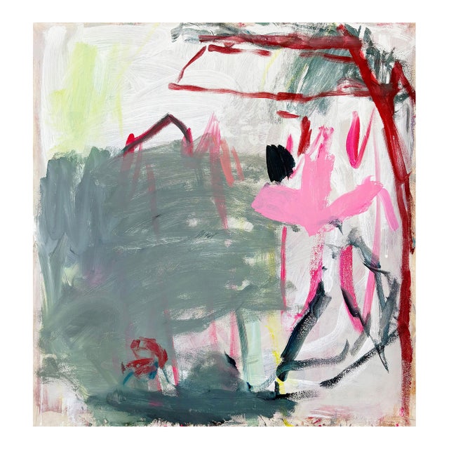 Contemporary Abstract Acrylic on Canvas "Calendar 2" by Macha Poynder For Sale