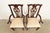 Late 20th Century Thomasville Georgian Carved Mahogany Armchairs, Pair For Sale - Image 5 of 13