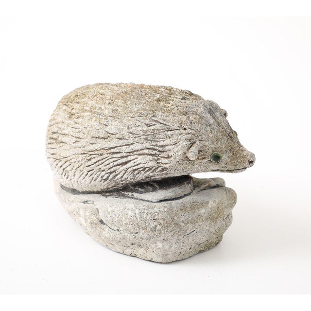 Sculpture Materials Reconstituted Stone Hedgehog Garden Ornament, 20th Century For Sale - Image 7 of 12