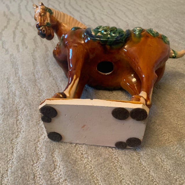 Tang-Style Chinese Ceramic Horse For Sale - Image 9 of 9