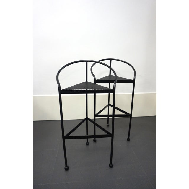 Vintage High Stools, 1986, Set of 2 For Sale - Image 9 of 14