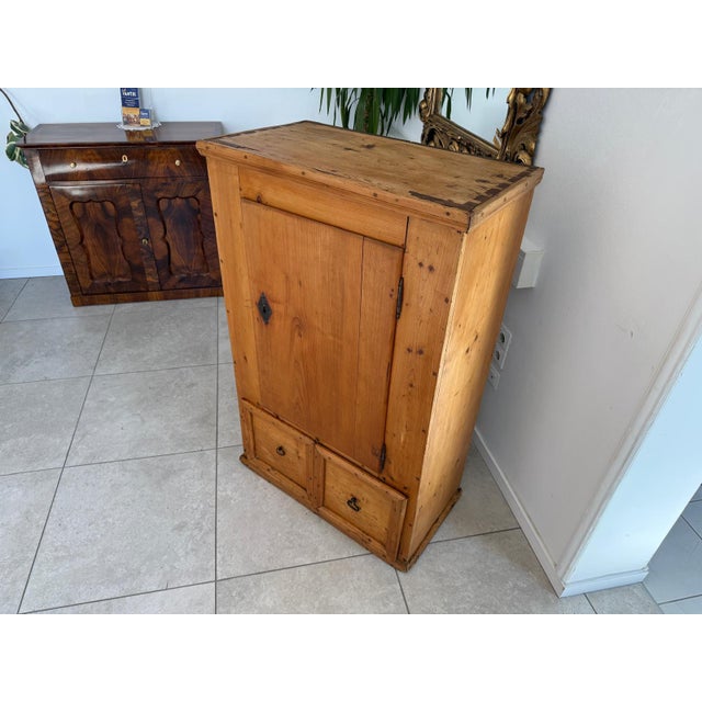 Biedermeier Farmhouse Cupboard For Sale - Image 7 of 10