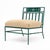 Pair of Lounge Chairs, Garden Furniture, Vintage French, Green For Sale In Austin - Image 6 of 9