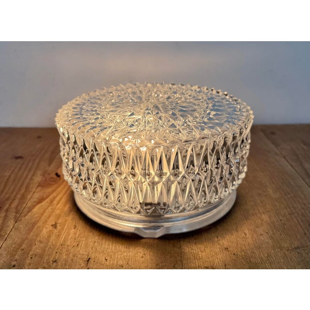 Vintage Glass Wall Light, 1970s For Sale - Image 12 of 17