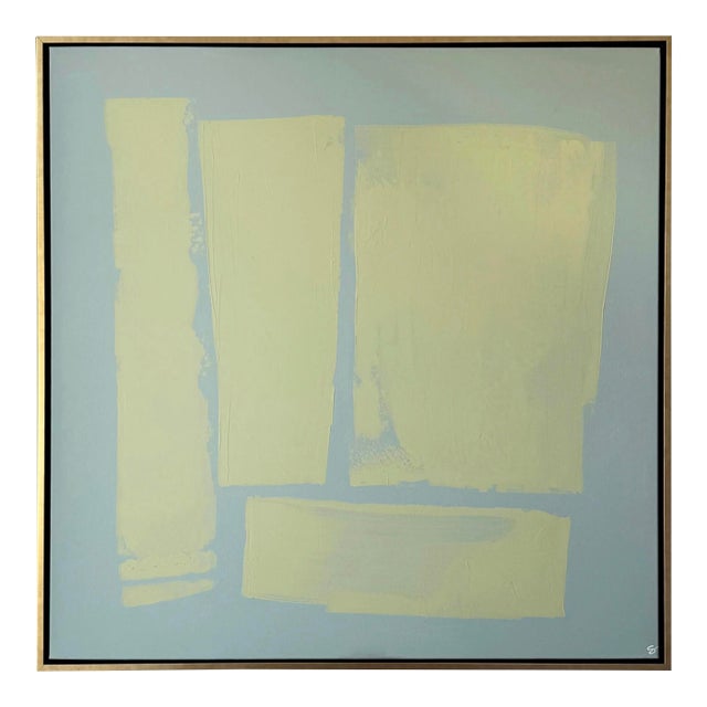 Abstract Painting by Artist Shannon Coppage Titled Tea Olive Season For Sale