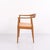 The Chair Model JH503 in Oak with Vegetable-Tanned Natural Leather by Hans J. Wegner, 1960s For Sale - Image 3 of 14