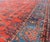 Textile Square-Sized Antique Persian Sultanabad Rug in Terracotta Red and Medium Blue 10'7"x11'9" For Sale - Image 7 of 8