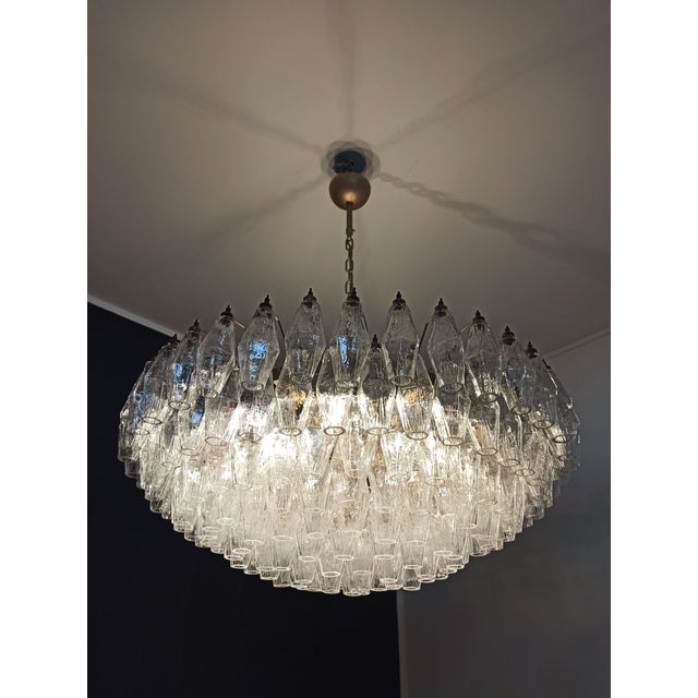 Antique Murano Glass Chandelier, 1990 For Sale - Image 4 of 18