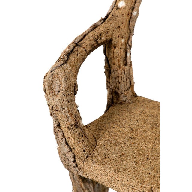 French Faux Wood Stone Benches, Set of 3 For Sale - Image 18 of 18