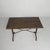 Wood Bistro Table with Oak Top on a Cast Iron Frame, 1930s For Sale - Image 7 of 18